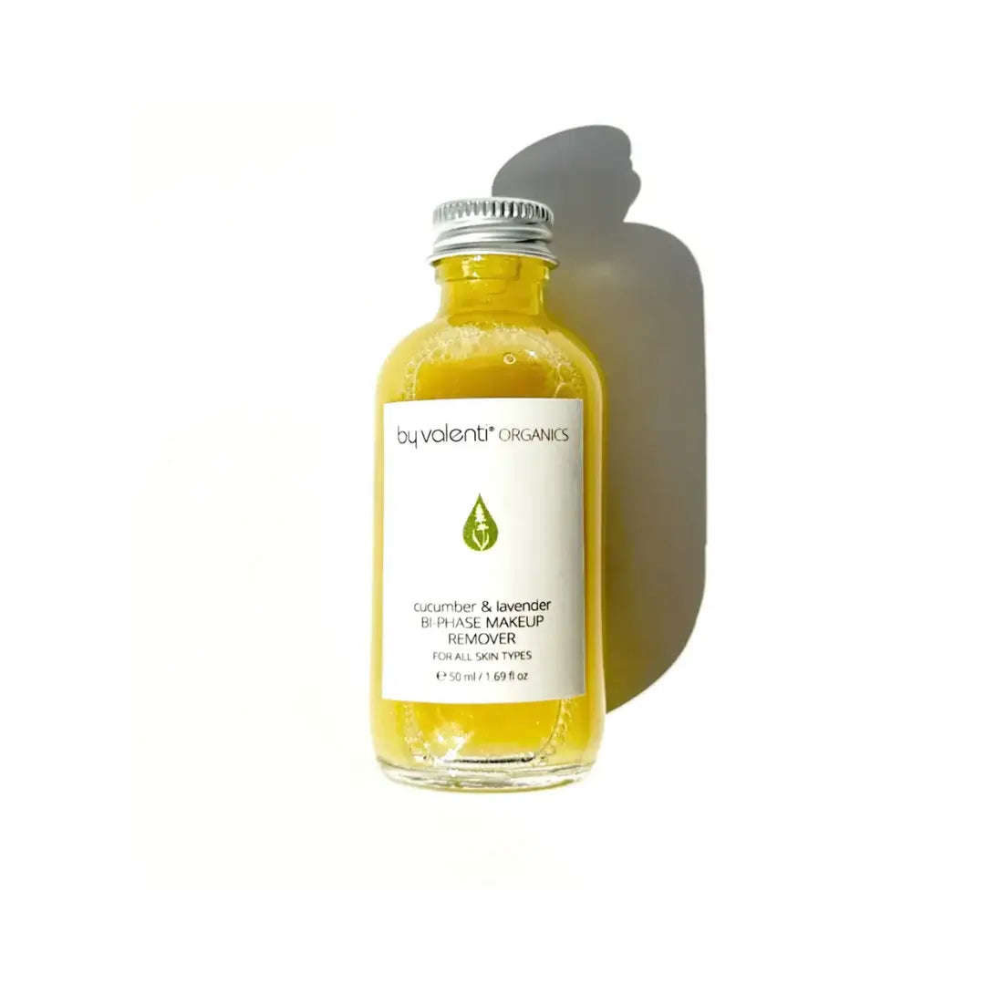 Cucumbre Lavender Biphase Makeup Remover By Valenti Organics Clean Cruelty Free Cosmetics