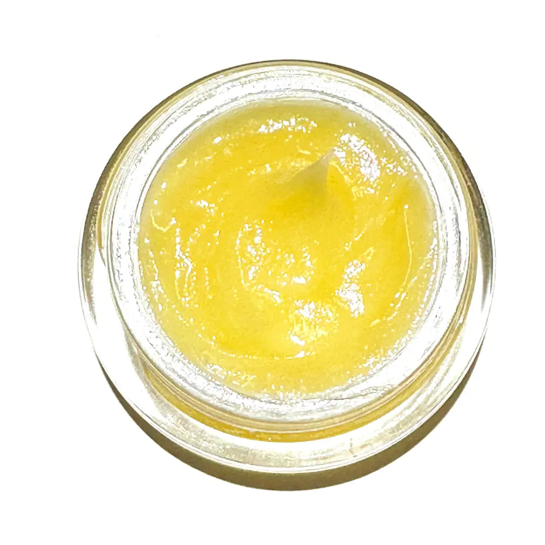 Jar of By Valenti lip doctor balm on a white background