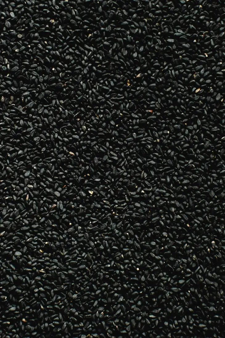 Close-up of black seeds