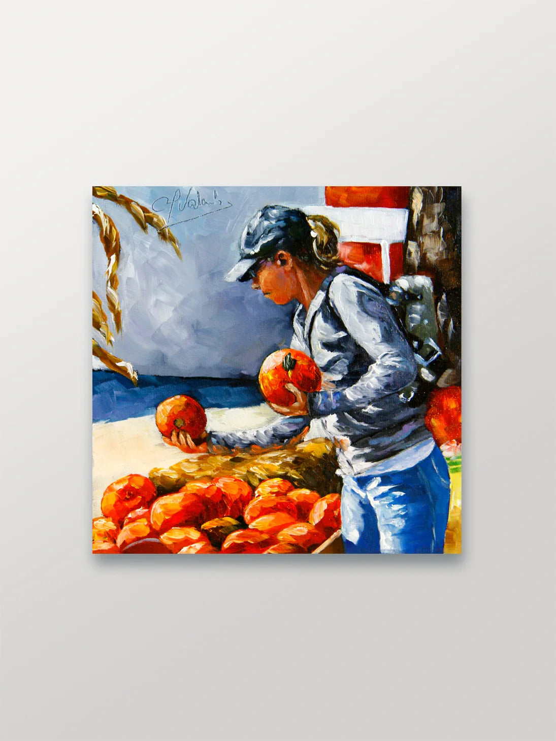 Pumpkin picking